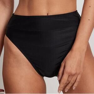 NA KD S NEW Black High Waist Nikini Panty Swim Bottoms